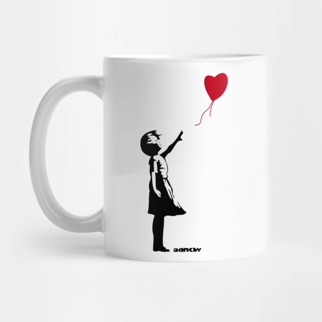 Banksy - Girl with Balloon by Banksywalls